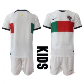 Portugal Udebanesæt Børn VM 2022 Kort ærmer (+ korte bukser)